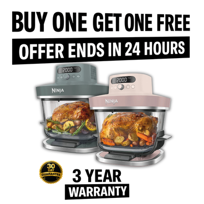 Crispi Pro 6-in-1 Glass Countertop Air Fryer