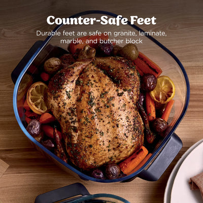 Crispi Pro 6-in-1 Glass Countertop Air Fryer