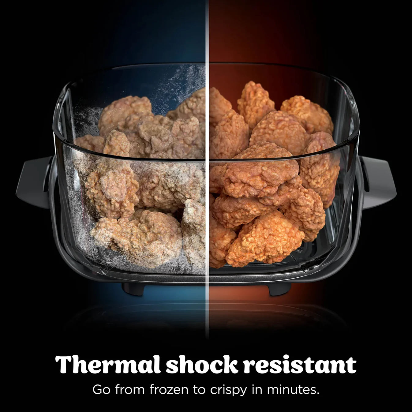 Crispi Pro 6-in-1 Glass Countertop Air Fryer
