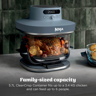 Crispi Pro 6-in-1 Glass Countertop Air Fryer