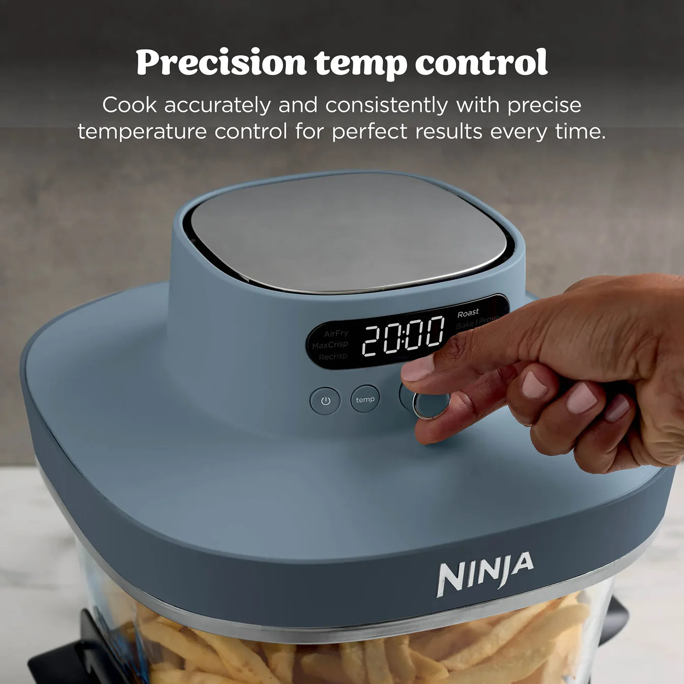 Crispi Pro 6-in-1 Glass Countertop Air Fryer