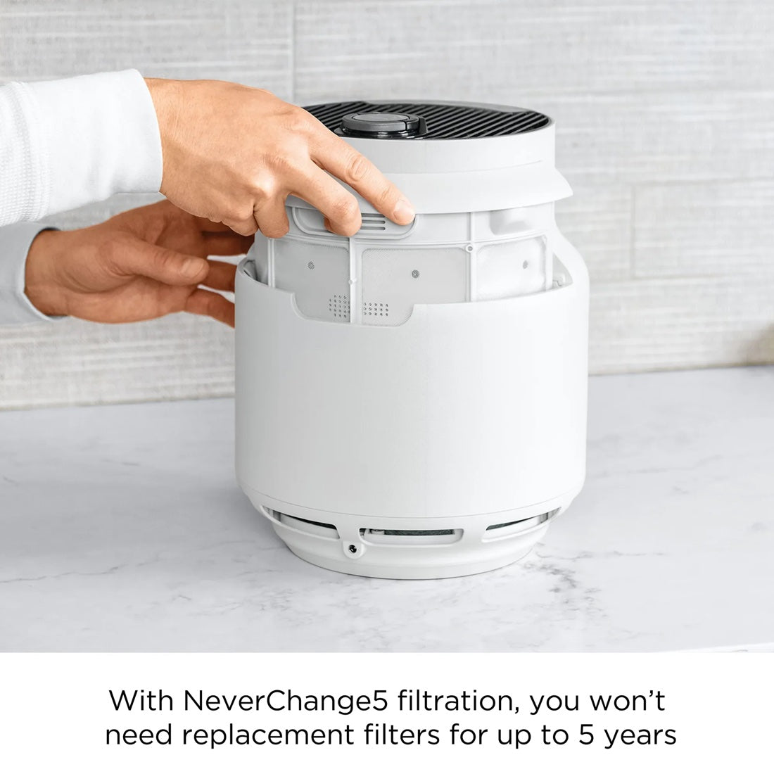 NeverChange5 filtration — up to 5 years, no replacements
