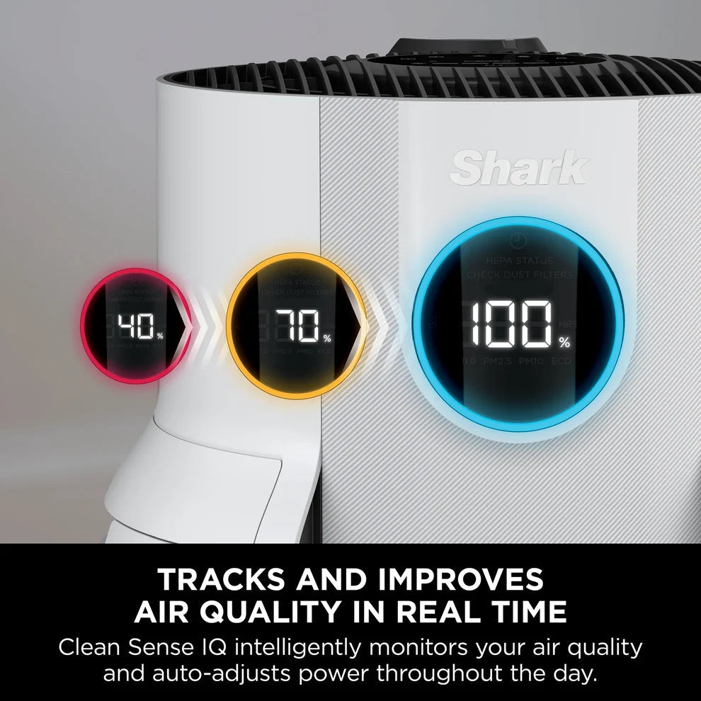 Tracks and improves air quality in real time